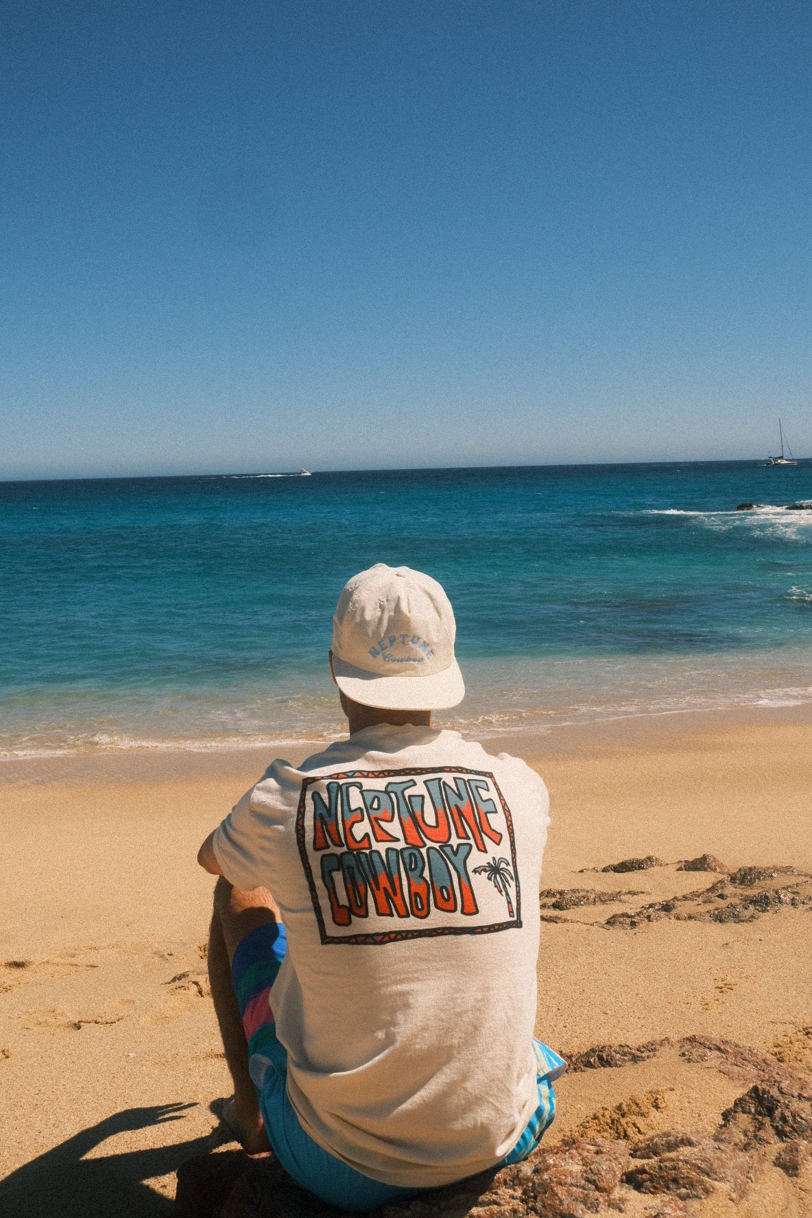 Wave Runner Surf Cap- Vintage White